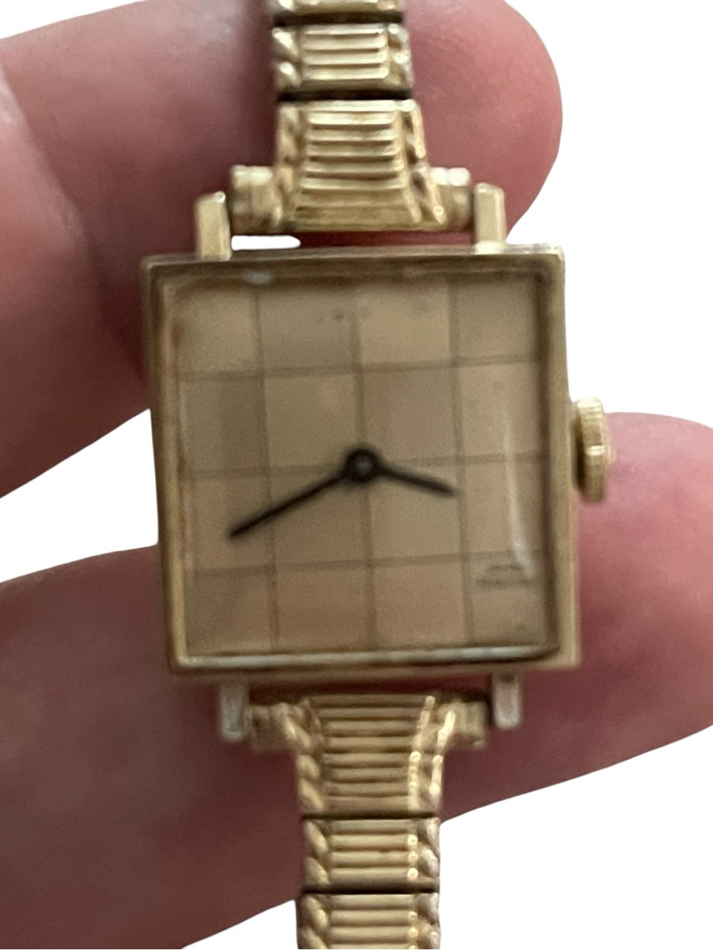 Vintige Girard-Perregaux Damier 1965 Ladies Watch